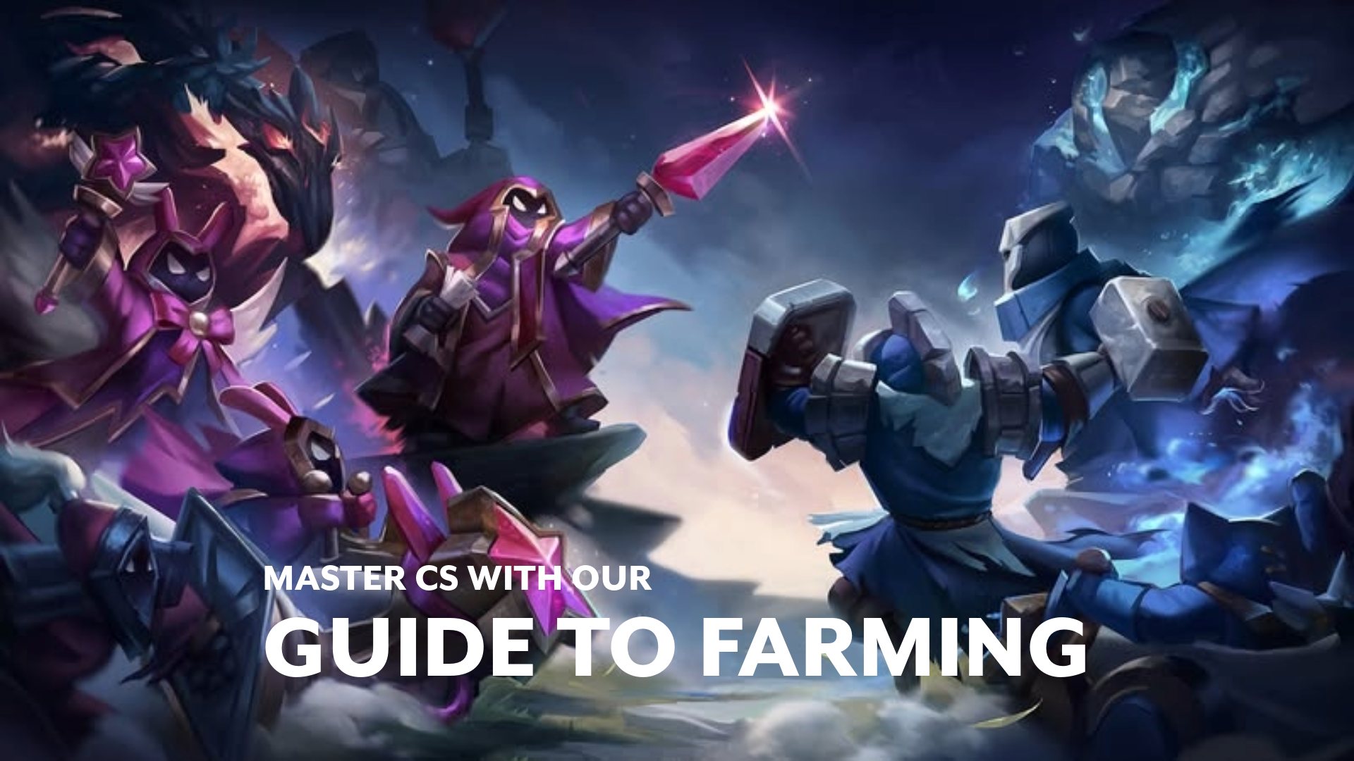 tips to farming cs in league of legends game